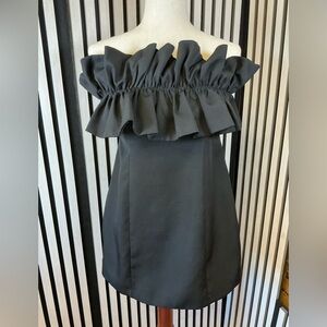 DO+BE Elegant Black Dress Sz Lg